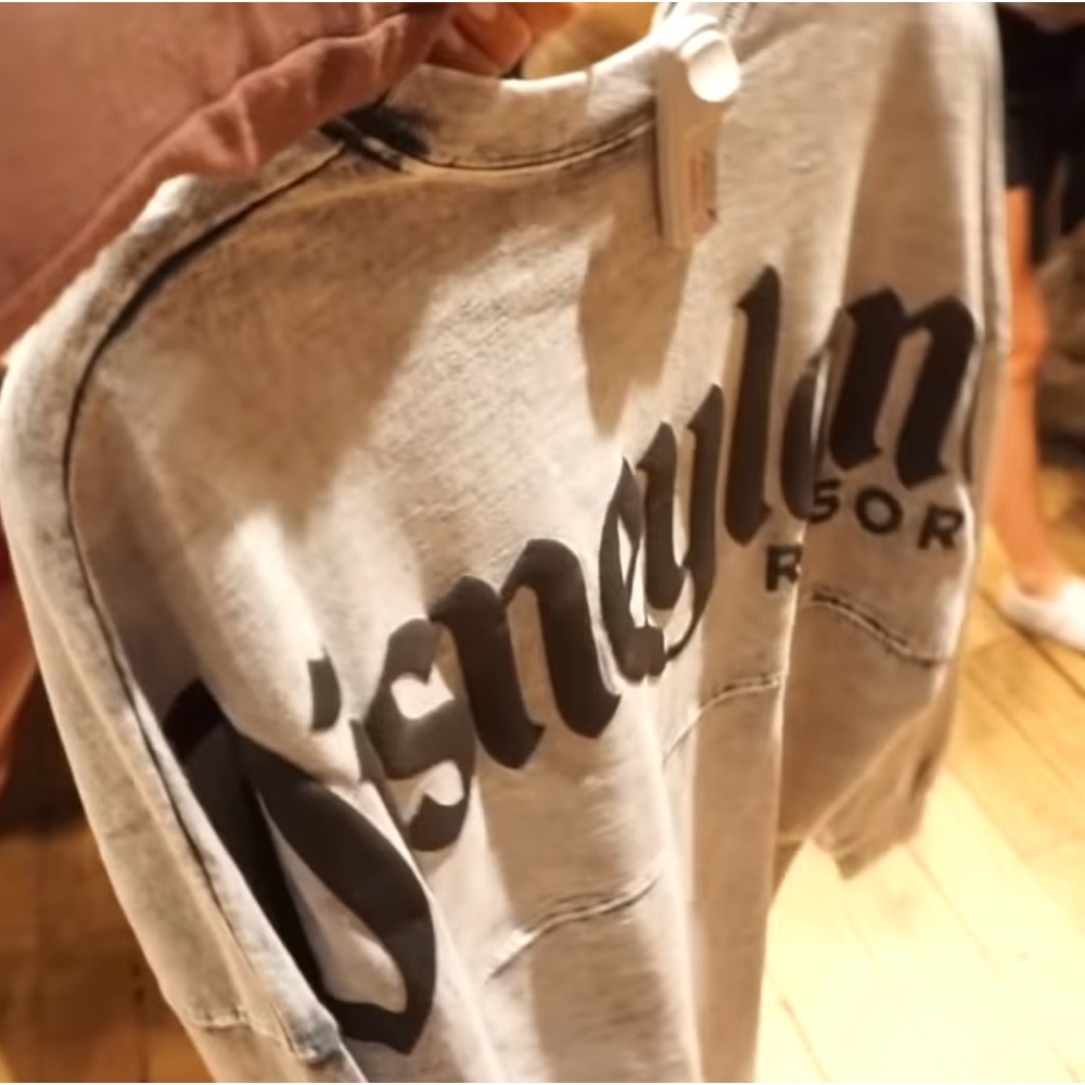 COPY - Denim looking Disneyland spirit jersey shown